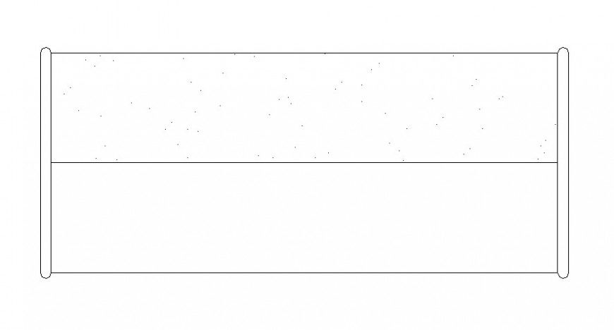 Concrete block elevation in AutoCAD file