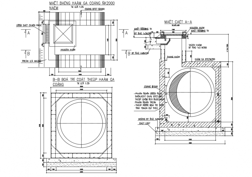 Concrete Detail in the most popular 1x2 m200 Structure detail