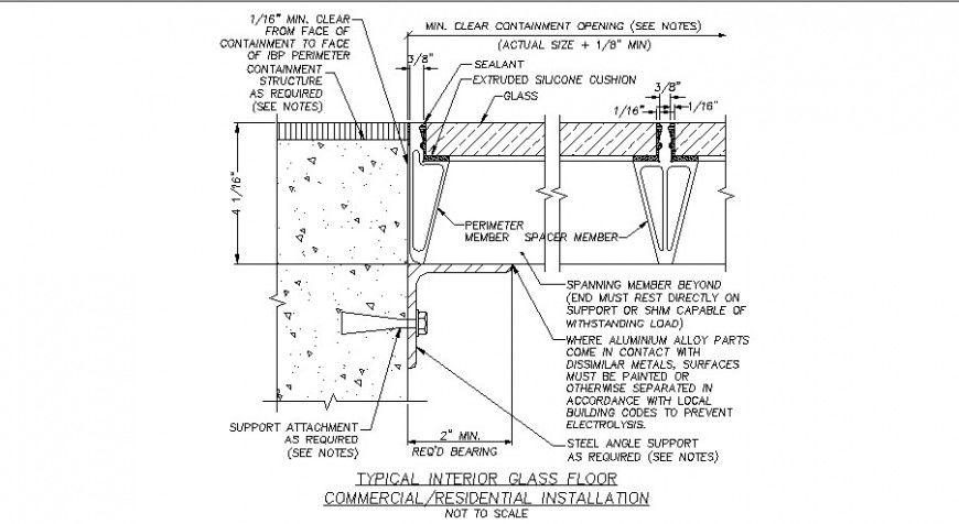 Concrete masonry block drawing in dwg format