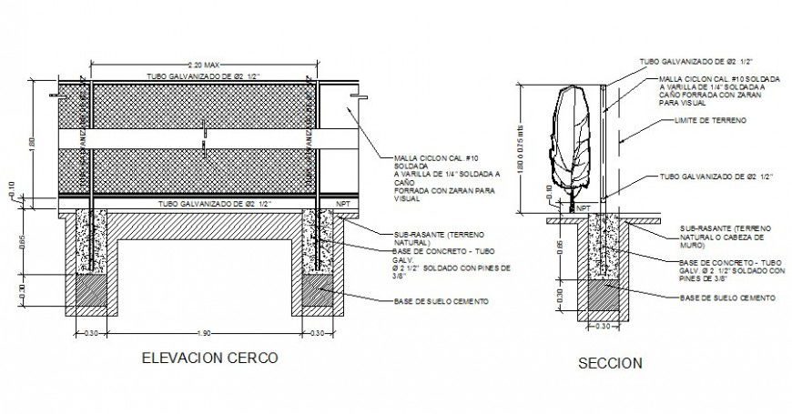 Concrete masonry blocks detail drawing in autocad