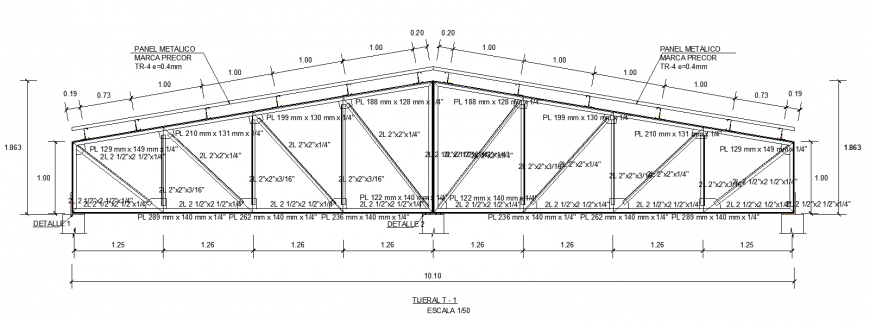 Concrete plan with a detail dwg file.