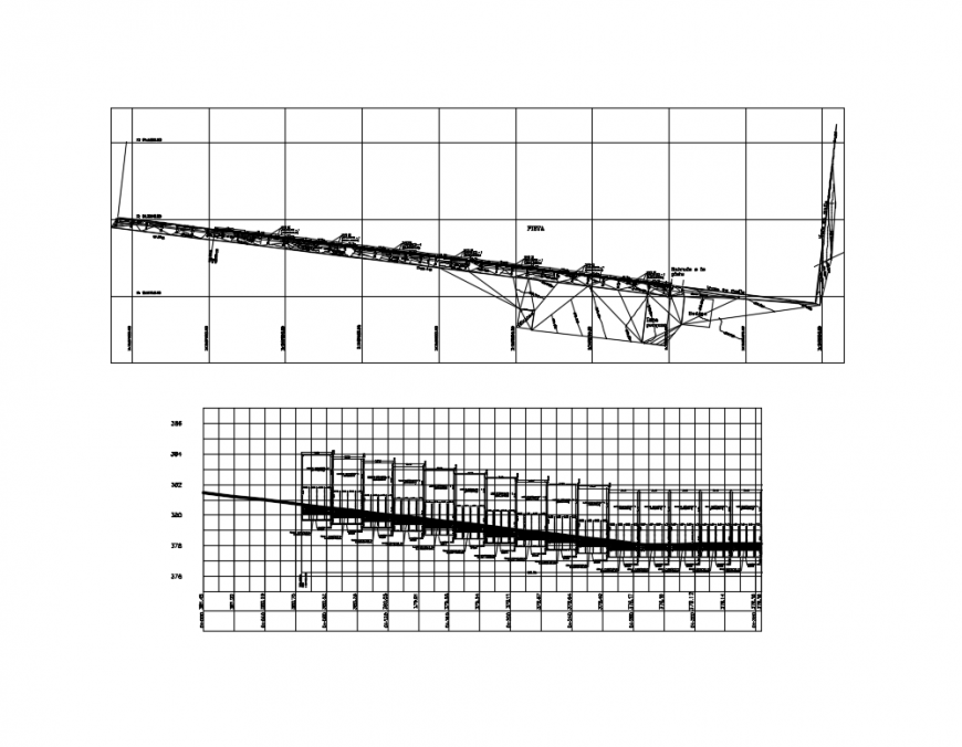 Concrete slab construction cad drawing details dwg file