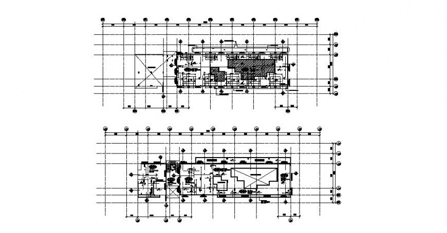 Concrete slab construction layout plan and plan cad drawing details dwg file