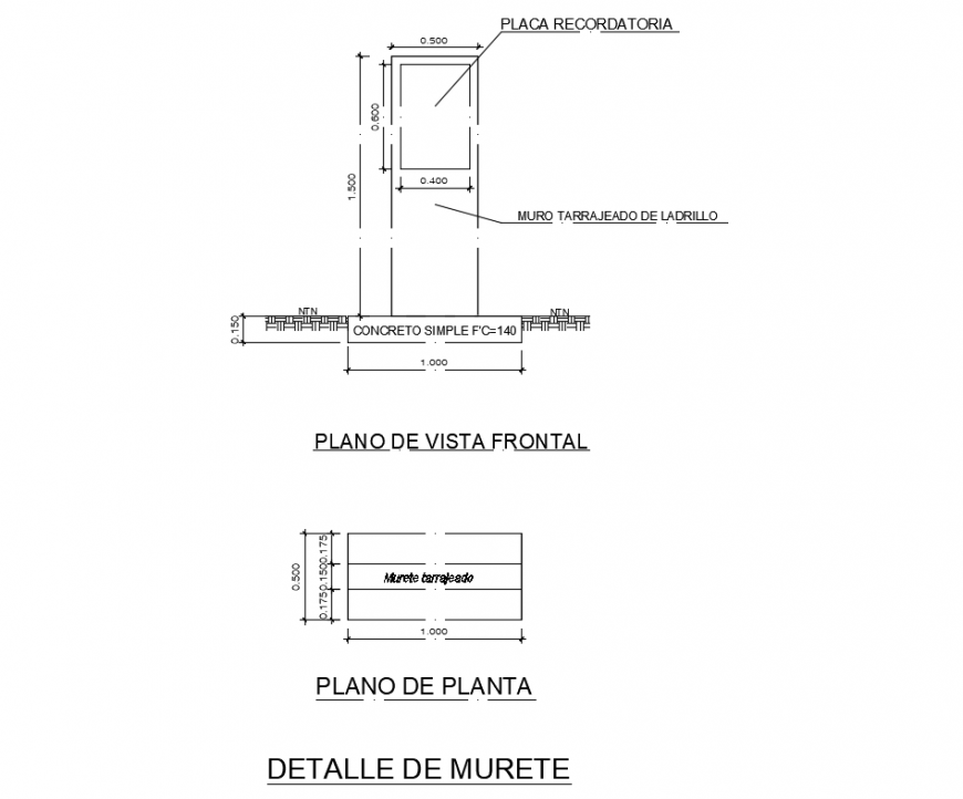 Concrete wall plan cad structure cad drawing details dwg file