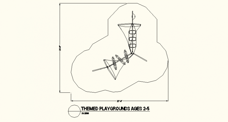 Cone shaped theme playground detail layout file
