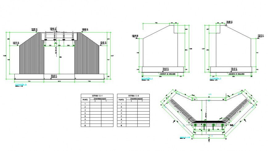 Construction and civil layout plan details