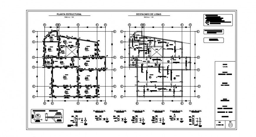 Construction and installation unit  top view plan detail dwg file