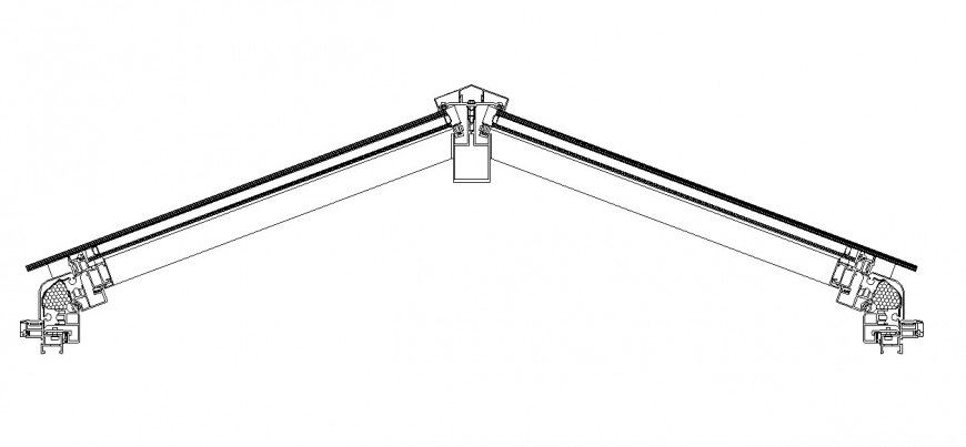 Construction and structure model detail dwg file