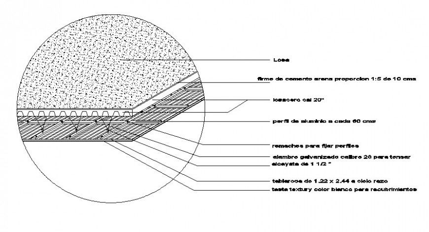 Construction blocks section details 2d view autocad software file