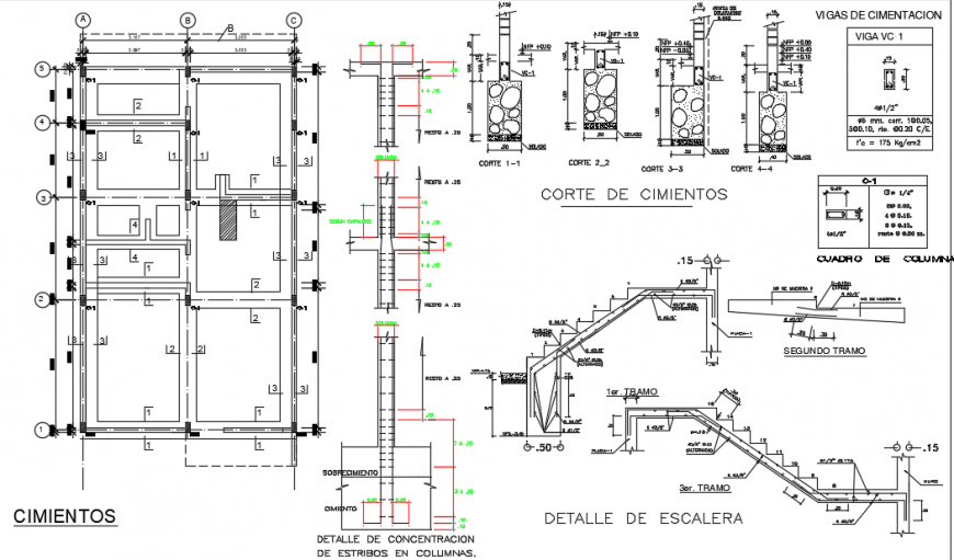 Construction building top view plan detail dwg file