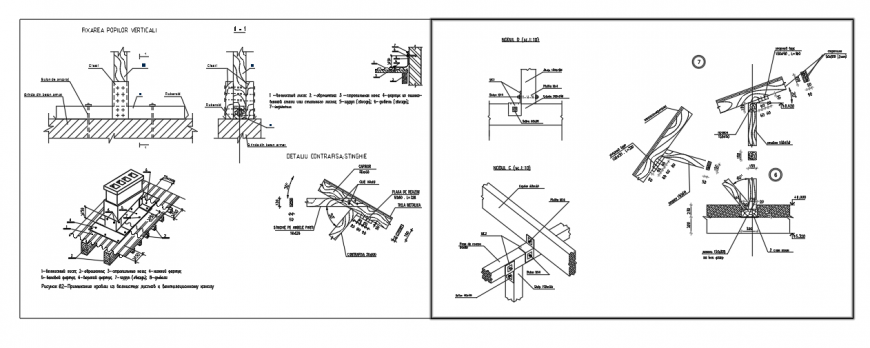 Construction cover detail section design drawings of 2storey house design