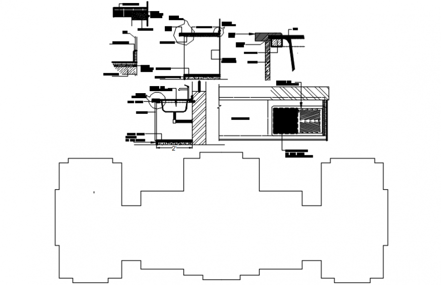 Construction detail layout plan