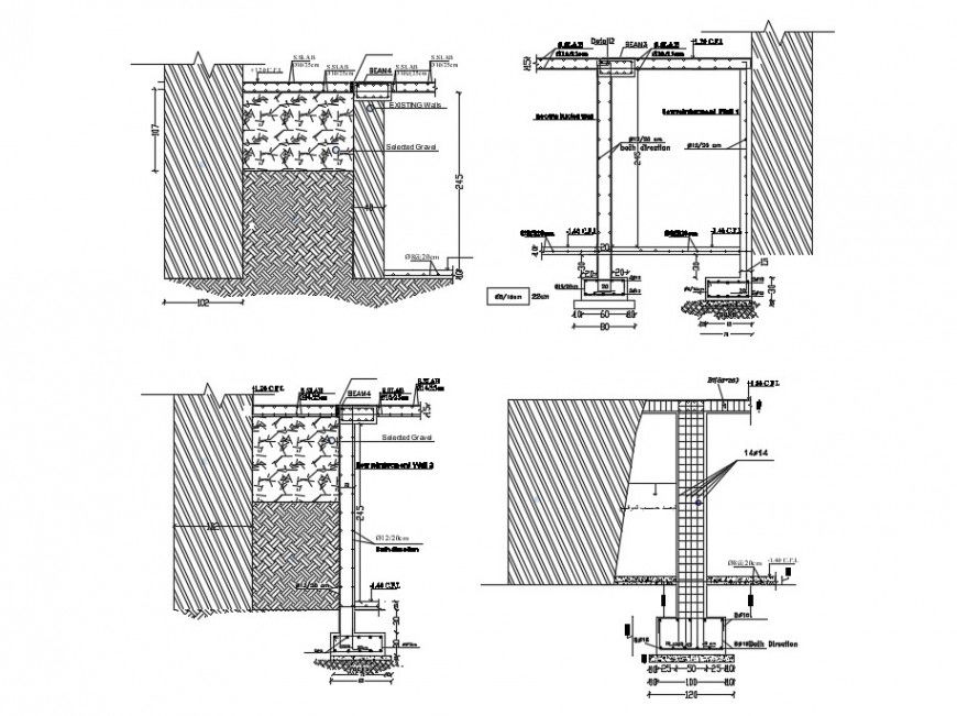 construction detail RCC autocad file