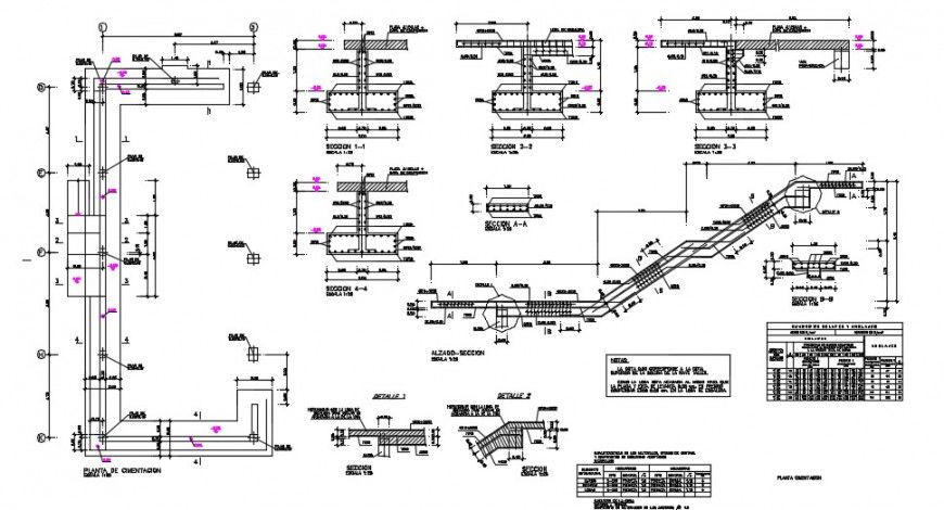 Construction detail sectional details dwg file