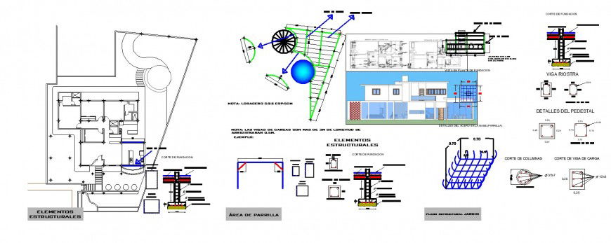 Construction house detail in dwg AutoCAD file .