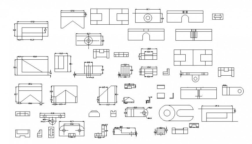 Construction material detail dwg file