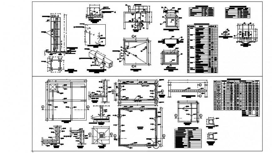 Construction project sectional details dwg file