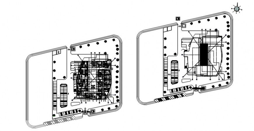 Construction project top view file