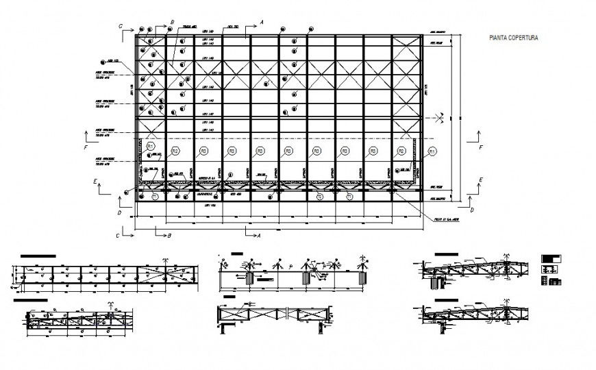 Construction sectional building plan detail dwg file