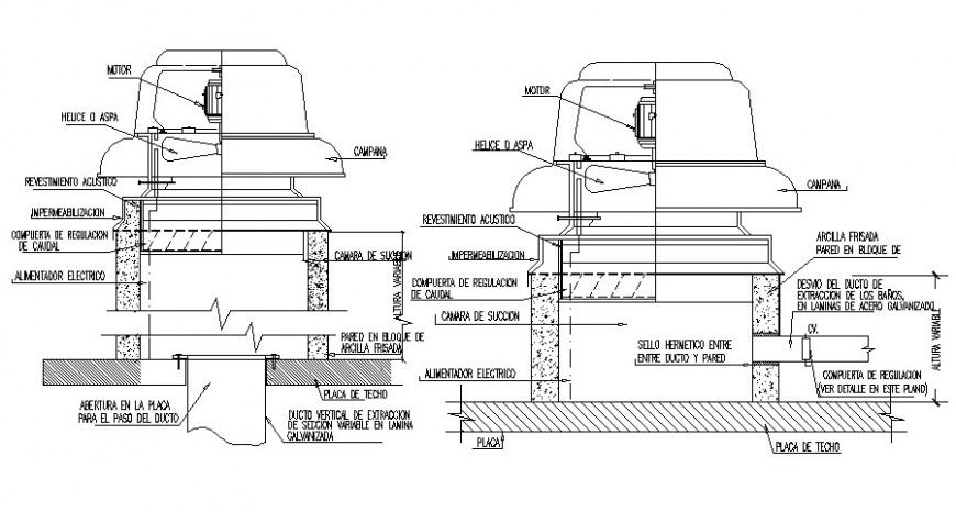 Construction units blocks drawings 2d view autocad file