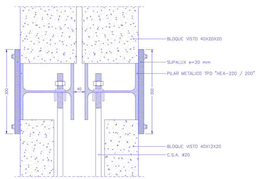 Construction units detail 2d view CAD block autocad file