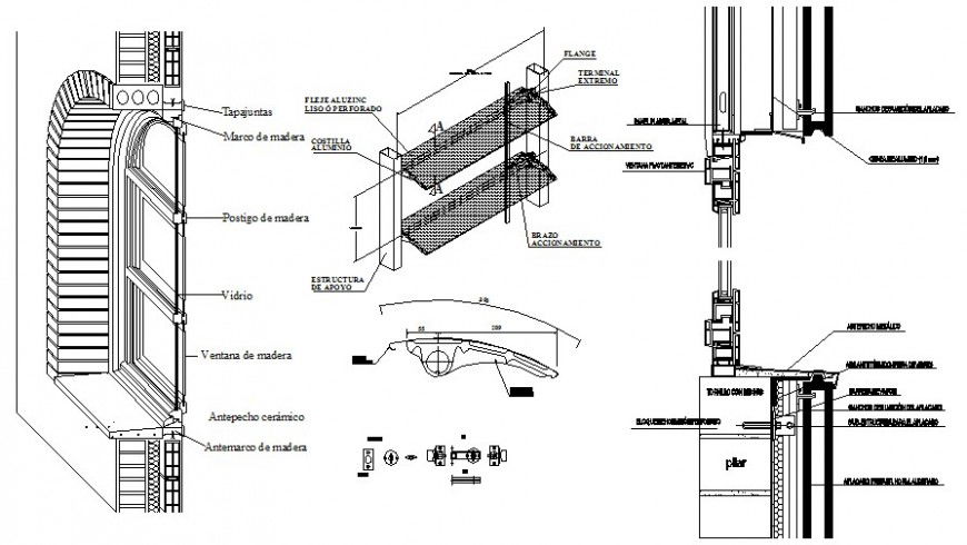 Construction units drawings 2d view aitocad file