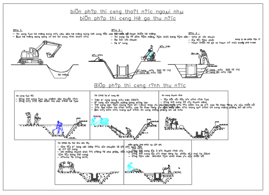 Construction Work Detail in Drawing File