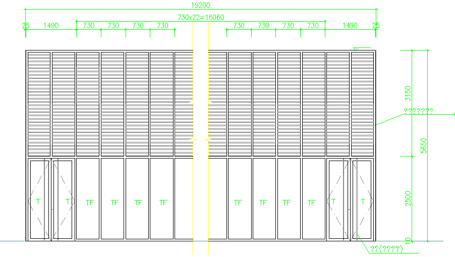 contractors install all doors Elevation