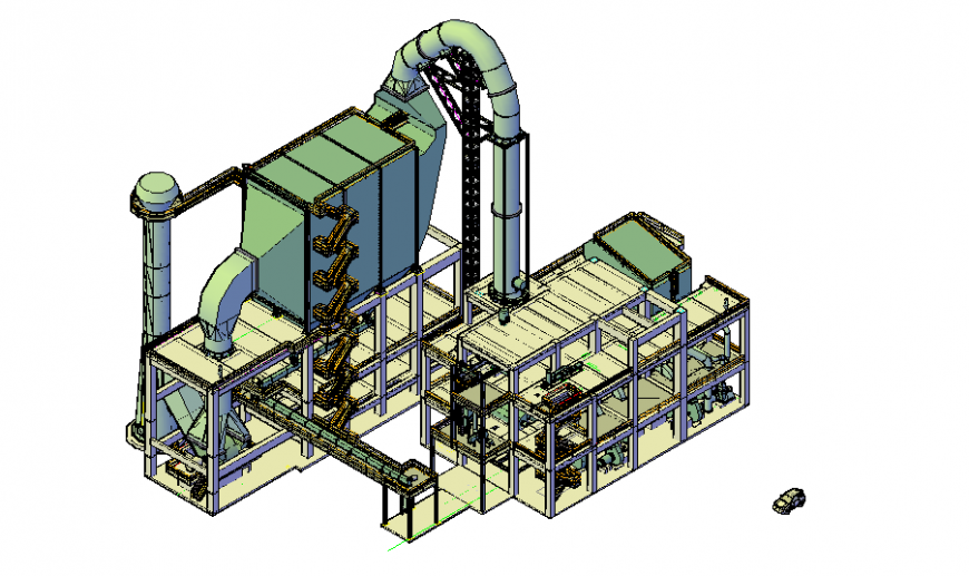 Cooler 3 d modal autocad file