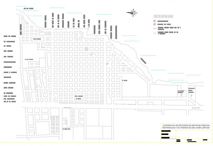 Cooperative provision of public services and houing services of san Javier limited layout file