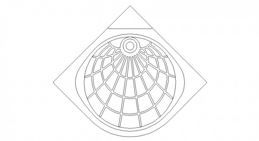 Corner washbasin design 2d view drawings of sanitary blocks autocad file