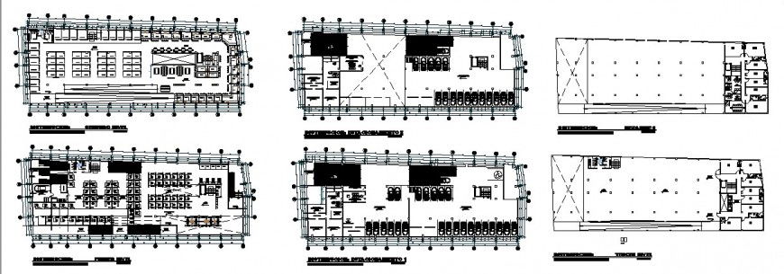 Corporate building construction detail in dwg AutoCAD file.