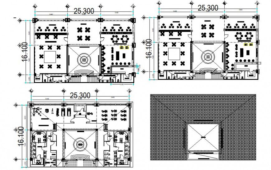 corporate building floor layout plan cad file