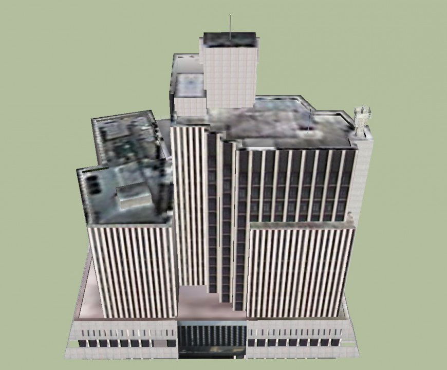 Corporate building view in software file