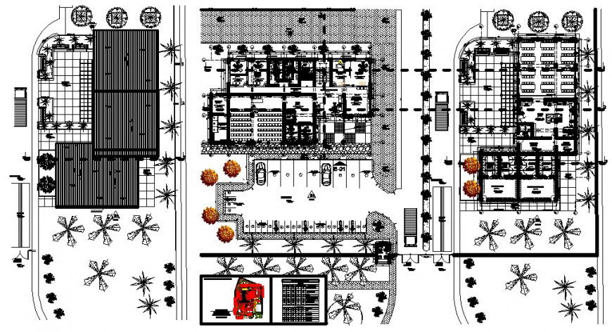 corporate office building floor detail autocad file