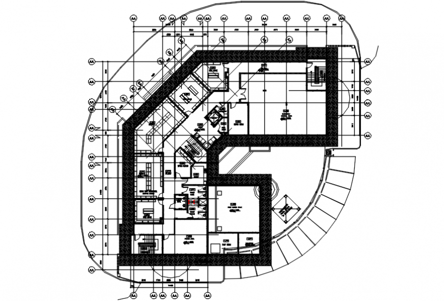 Corporate office floor layout plan autocad file