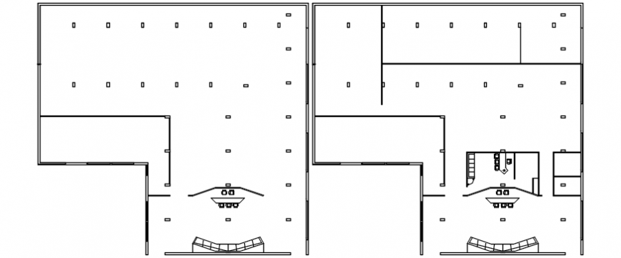 Corporate office layout plan dwg file