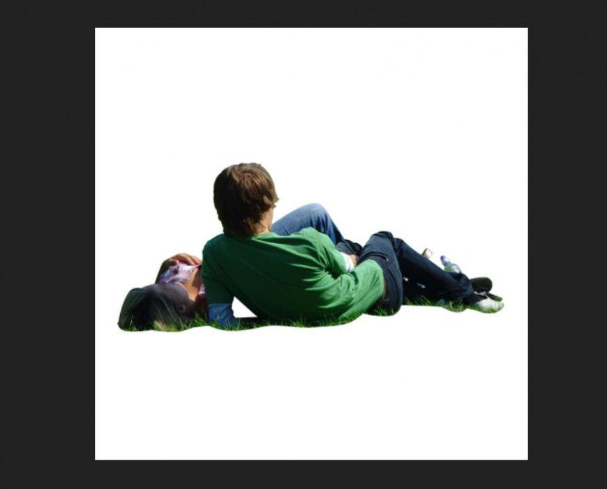 Couple detail 3d model layout photo file