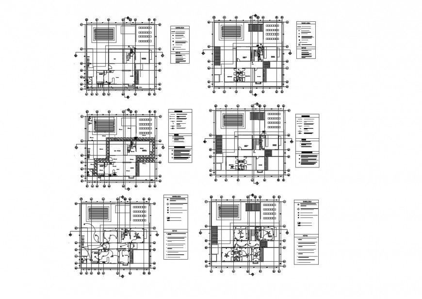 Court building floor plan and electrical layout plan cad drawing details dwg file