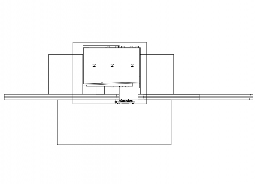 Cover plant structure of house cad drawing details dwg file