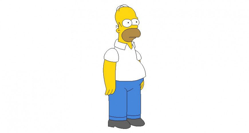 Creative 3d cartoon people block cad drawing details dwg file