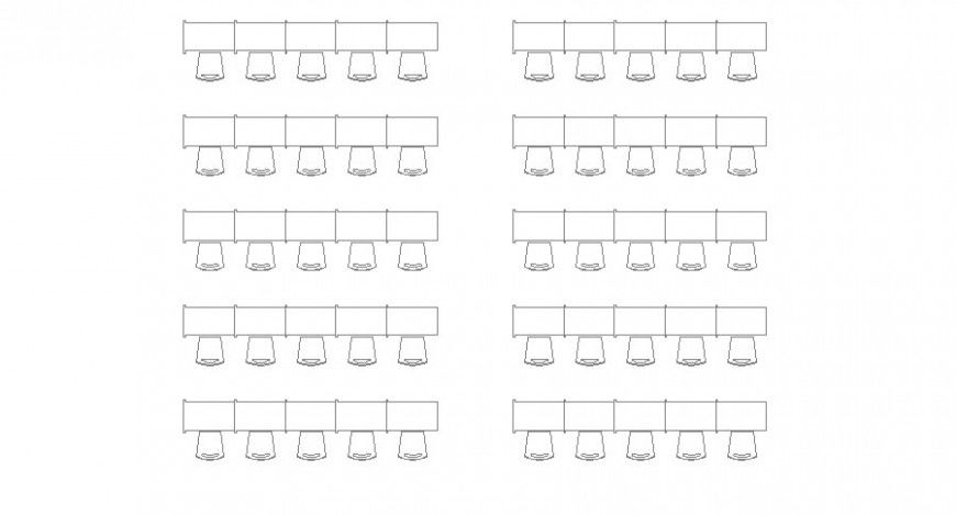 Creative bank office furniture blocks cad drawing details dwg file