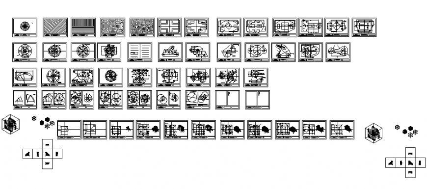 Creative beginner exercise details for geometric shapes dwg file