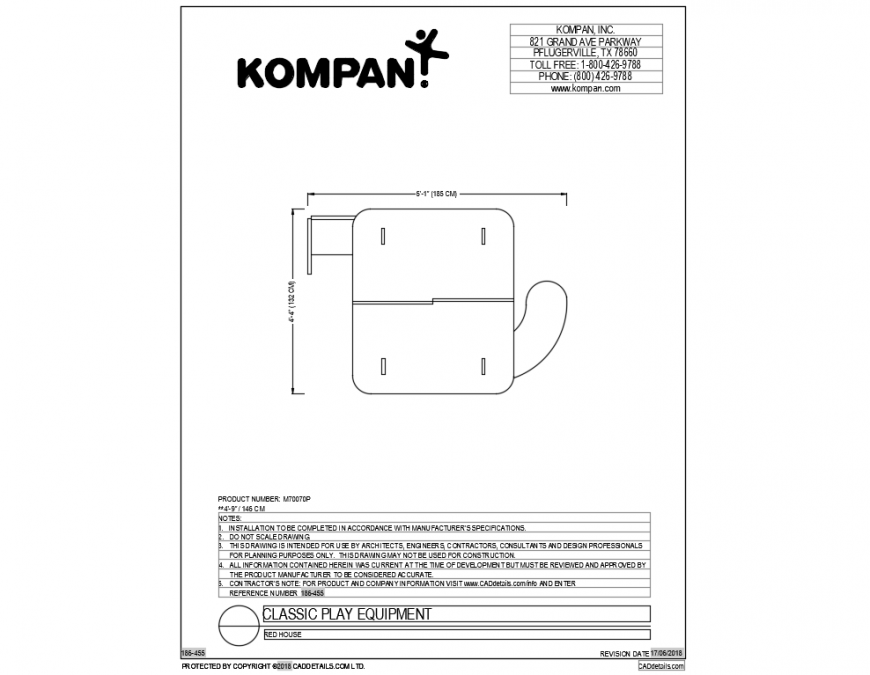 Creative classical play equipment cad design dwg file