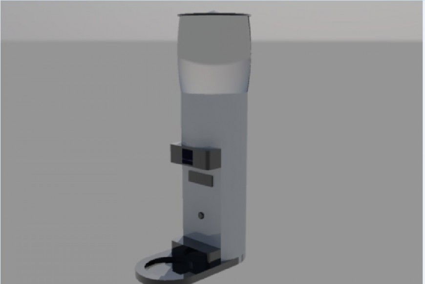 Creative coffee machine 3d block cad drawing details jpg file