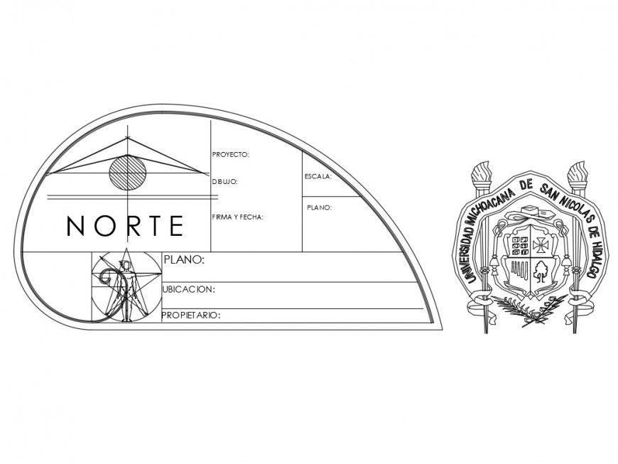 Creative direction symbol block cad drawing details dwg file