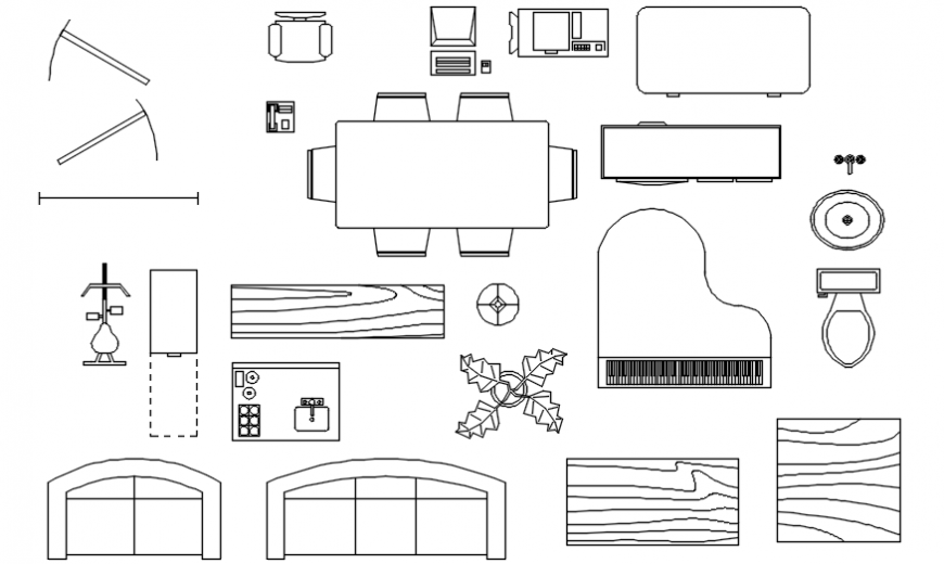 Creative metric office furniture block cad drawing details dwg file