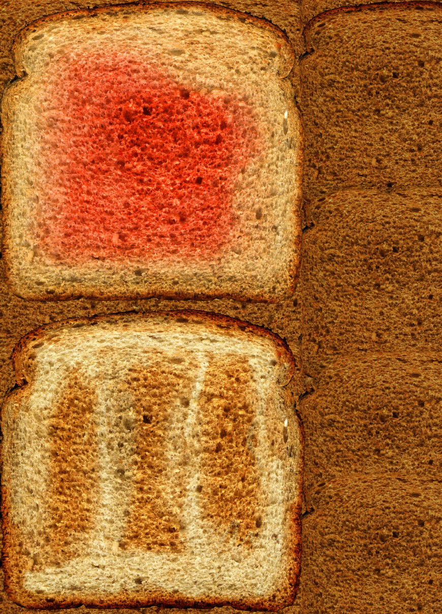 Creative toast blocks 3d drawing details dwg file