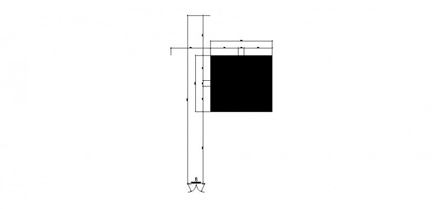 Creative walker elevation block cad drawing details dwg file