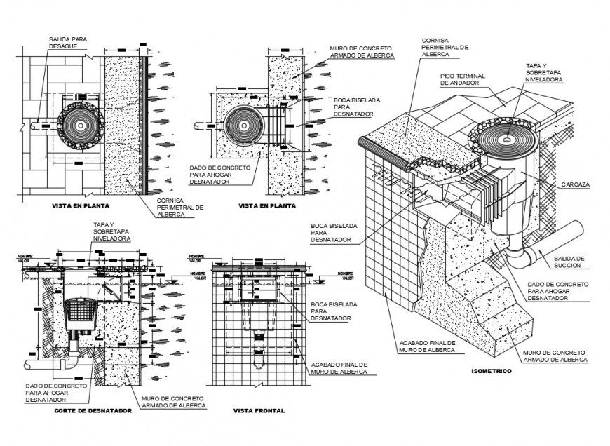 Cruise separator machine installation and machinery details dwg file